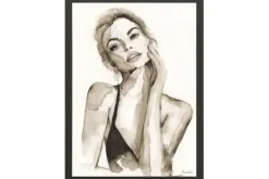Urban Cotton Schilderijen^Art Print A Womans Face