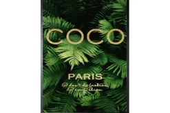 Luxe Framing Art Schilderijen^Art Print Chanel Groen  FA-94