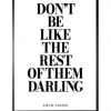 Luxe Framing Art Schilderijen^Art Print Coco Quote FA-108