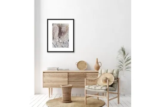 Hot Urban Cotton Art Print Curly Soft Coral