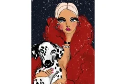 Urban Cotton Schilderijen^Art Print Dotted Doggy