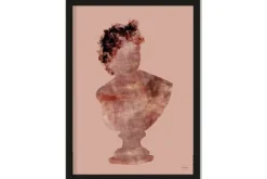 Urban Cotton Schilderijen^Art Print Eroded Roman Sculpture