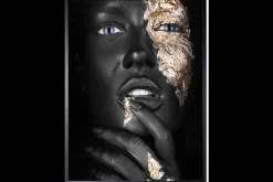 Online Luxe Framing Art Art Print Gold Face SHI729