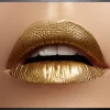 Online Luxe Framing Art Art Print Gouden Lippen SHI730