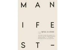 Luxe Framing Art Schilderijen^Art Print Manifest FA-305