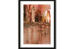 Urban Cotton Art Print Skyline