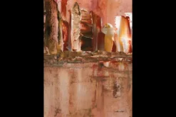 Urban Cotton Art Print Skyline