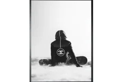 Best Luxe Framing Art Art Print Snowboarding FA-105