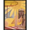 Online Urban Cotton Art Print Sunflower Sun