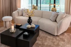 Outlet Richmond Interiors Bankstel 212208 Lovely Cream Armand
