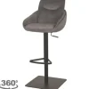 Best Label51 Barkruk Antraciet Cosmo DX-74.017 Beauty
