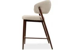 Studio Japandi Barkrukken^Barkruk Beige Walnut Asento
