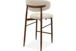 Studio Japandi Barkrukken^Barkruk Beige Walnut Kumo