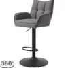 Nordic Style Barkrukken^Barkruk Graphite  Zoltan