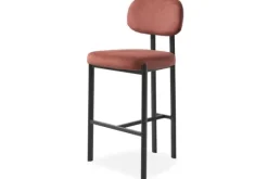 Kaizen Design Barkrukken^Barkruk Wave Burned Orange - Black Rivano