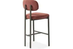 Kaizen Design Barkrukken^Barkruk Wave Burned Orange - Anodic Brown Rivano