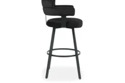 Discount Label51 Barkruk Zwart HU-77.027 Bardio