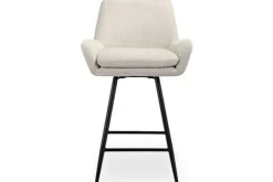 Richmond Interiors Barkrukken^Barstoel 212407 Beige Chenille Linsey