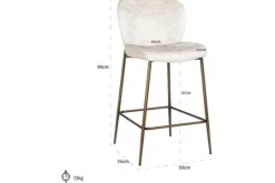 Richmond Interiors Barkrukken^Barstoel 211842 Darby
