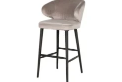 New Richmond Interiors Barstoel 210464 Khaki Velvet Indigo