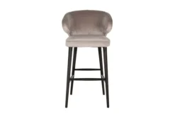 New Richmond Interiors Barstoel 210464 Khaki Velvet Indigo
