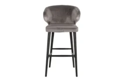 Richmond Interiors Barkrukken^Barstoel 210465 Stone Velvet Indigo