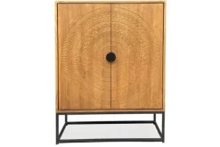 Best Livingfurn Bergkast Carved Cabinet
