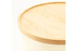Outlet By-Boo Bijzettafel Beige 250337 Tondo