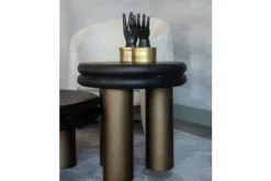 Hot Richmond Interiors Bijzettafel black rustic 210871 Macaron