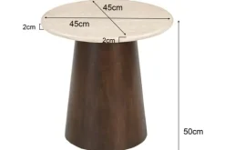 Discount Livingfurn Bijzettafel Bottecino