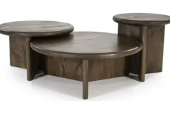 By-Boo Bijzettafels^Bijzettafel Brown 240108 Leoti