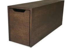 Online Van Willigen Bijzettafel bruin met lade Felix