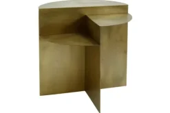 Clearance PTMD Bijzettafel Gold Iron 707514 Loki