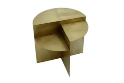 Clearance PTMD Bijzettafel Gold Iron 707514 Loki