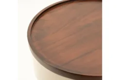 Sale By-Boo Bijzettafel Taupe 250338 Tondo