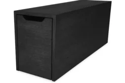 Van Willigen Bijzettafel zwart met lade Felix