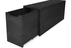 Van Willigen Bijzettafel zwart met lade Felix