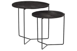 Sale Livingfurn Bijzettafels black Mason