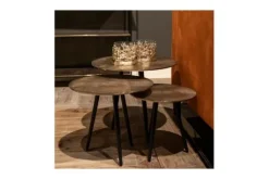 Richmond Interiors Salontafels|Bijzettafels^Bijzettafelset 210239 Vittorio