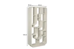 Hot Livingfurn Boekenkast Off White Logan