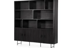 Hot Eleonora Meubelen Boekenkast Zwart 96123 Remi