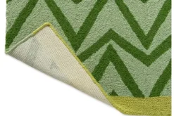 Best Scion Rug Collection Buitenkleed Green 426307 Dhurrie |