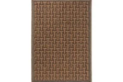 Brink & Campman Tuinartikelen^Buitenkleed TB T Monogram Light Brown 455811 Outdoor |