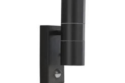 Searchlight Tuinartikelen^Buitenlamp 7008-2BK met sensor Metro