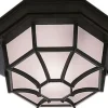 New Searchlight Buitenlamp 2942BK Vermont Flush