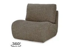 Eleonora Meubelen Draaifauteuils^Draaifauteuil 96305 bruin Lucia