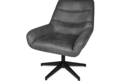 Olijk Draaifauteuils^Draaifauteuil - Chicago Antracite Toma
