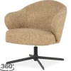 Eleonora Meubelen Draaifauteuils^Draaifauteuil 96351 mosterd Connor