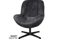 Best Olijk Draaifauteuil - Movie Antraciet Mellon