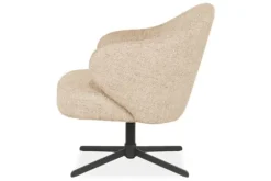 Eleonora Meubelen Draaifauteuils^Draaifauteuil 96349 taupe Connor